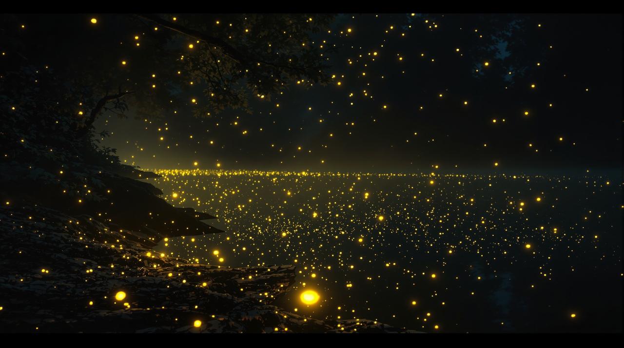 欧美视频 - 菊花园里的萤火虫之夜：仲夏梦幻光影